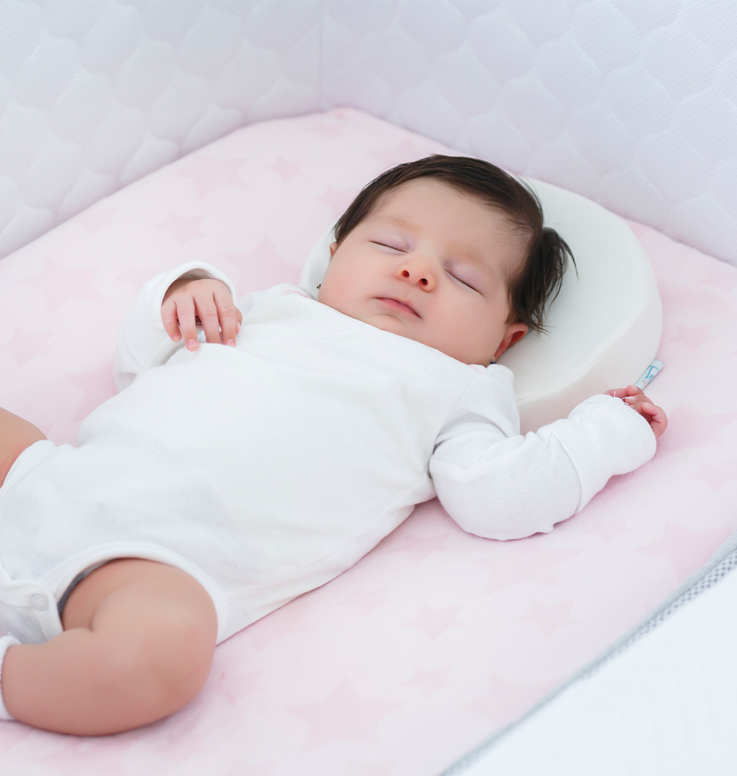 Almohada Para Bebe Recién Nacido Memory Form, Ortopédica